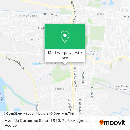 Avenida Guilherme Schell 3950 mapa