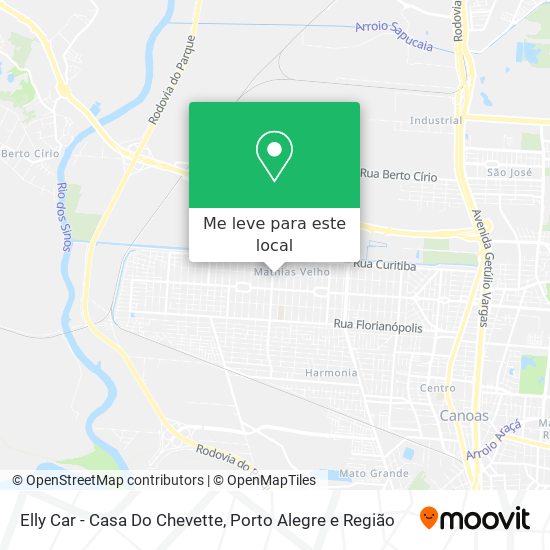 Elly Car - Casa Do Chevette mapa