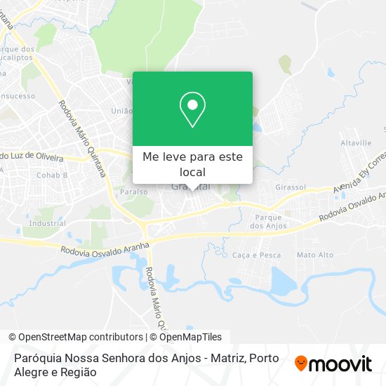 Paróquia Nossa Senhora dos Anjos - Matriz mapa