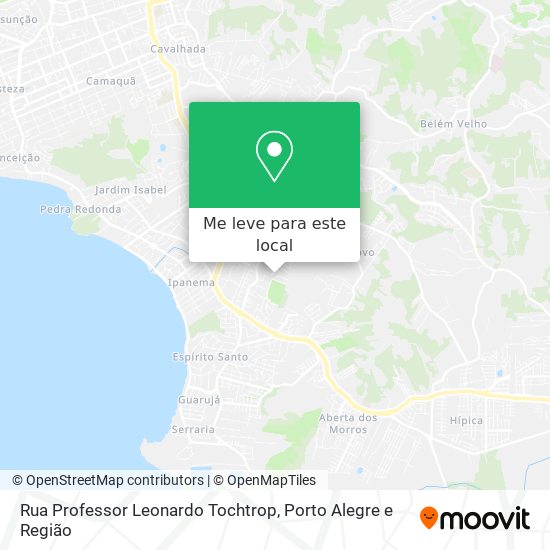 Rua Professor Leonardo Tochtrop mapa