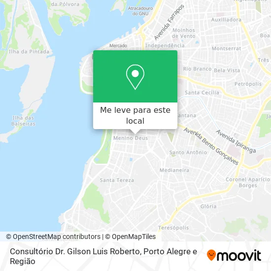 Consultório Dr. Gilson Luis Roberto mapa