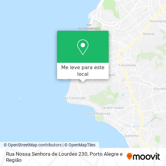 Rua Nossa Senhora de Lourdes 230 mapa