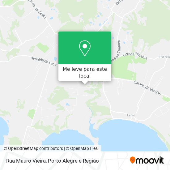 Rua Mauro Viêira mapa