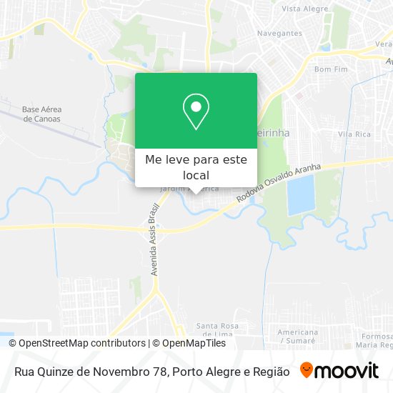 Rua Quinze de Novembro 78 mapa