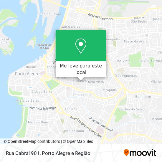 Rua Cabral 901 mapa