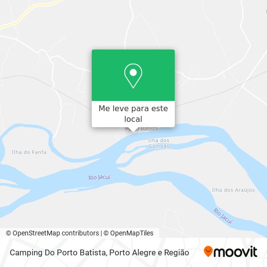 Camping Do Porto Batista mapa