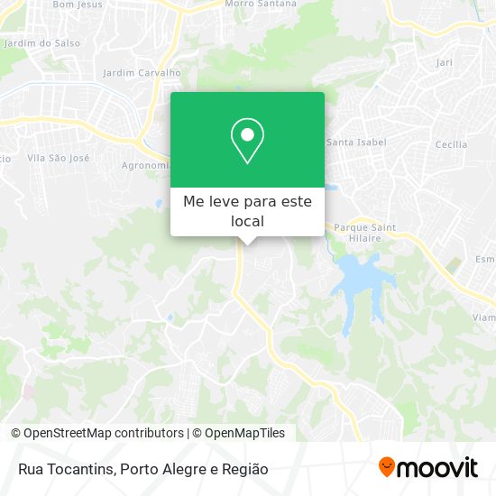 Rua Tocantins mapa