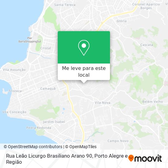 Rua Leão Licurgo Brasiliano Arano 90 mapa