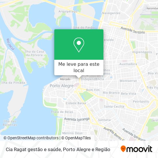 Cia Ragat gestão e saúde mapa