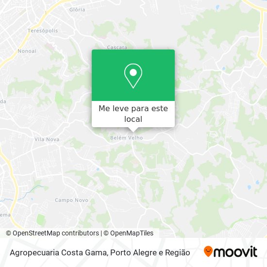 Agropecuaria Costa Gama mapa