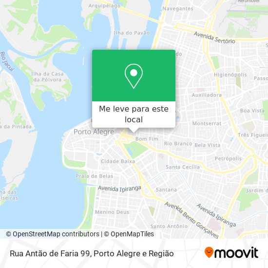 Rua Antão de Faria 99 mapa