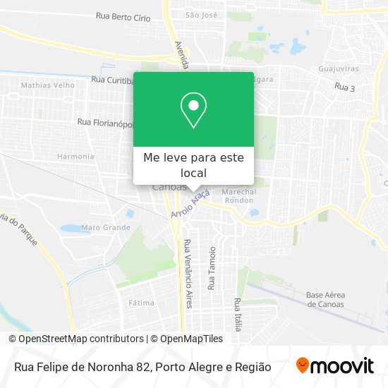 Rua Felipe de Noronha 82 mapa