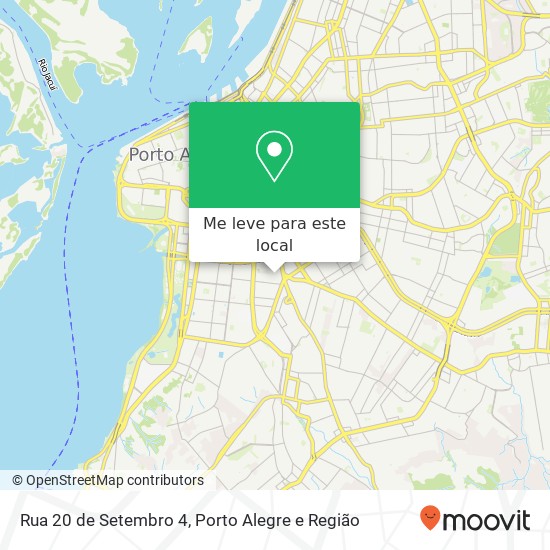 Rua 20 de Setembro 4 mapa