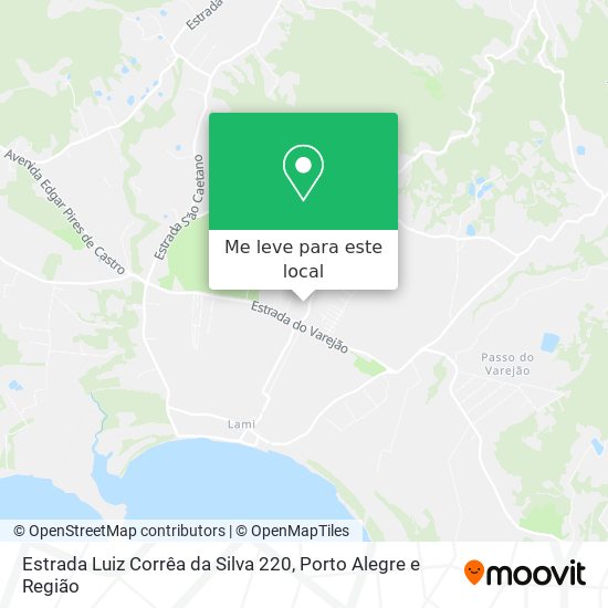 Estrada Luiz Corrêa da Silva 220 mapa