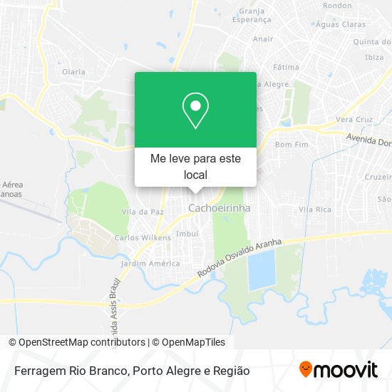 Ferragem Rio Branco mapa