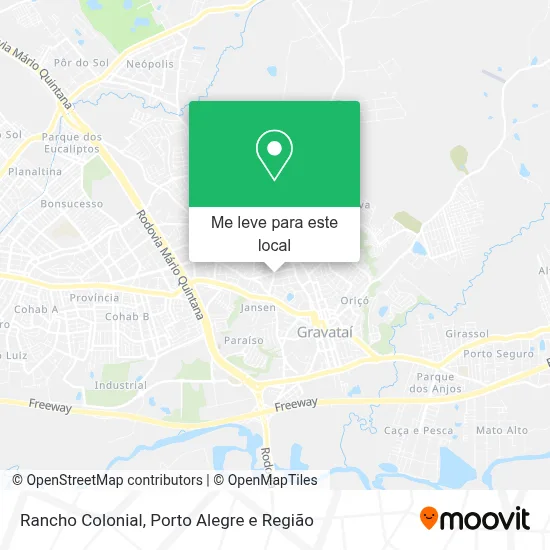 Rancho Colonial mapa