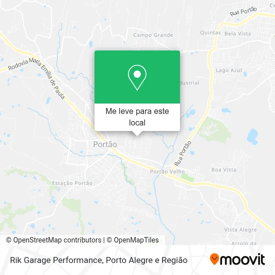 Rik Garage Performance mapa