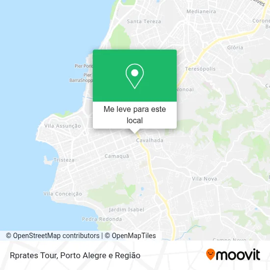 Rprates Tour mapa