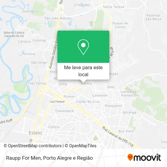 Raupp For Men mapa