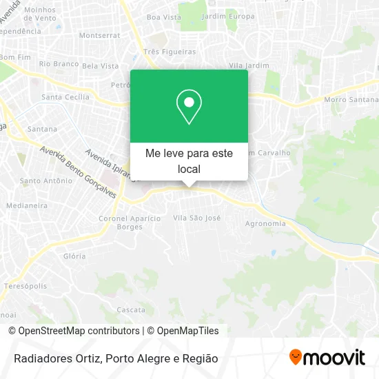 Radiadores Ortiz mapa