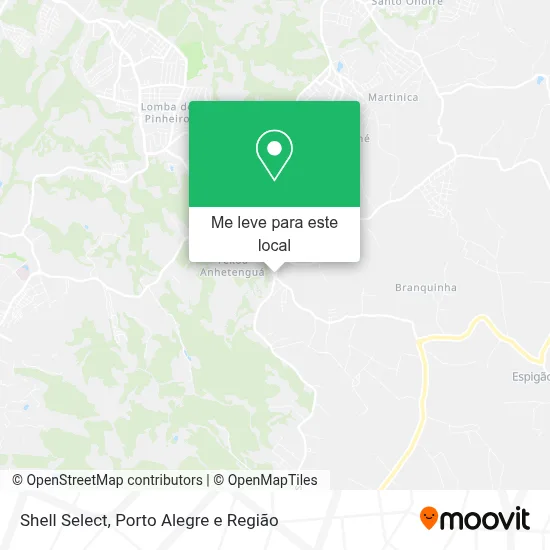 Shell Select mapa