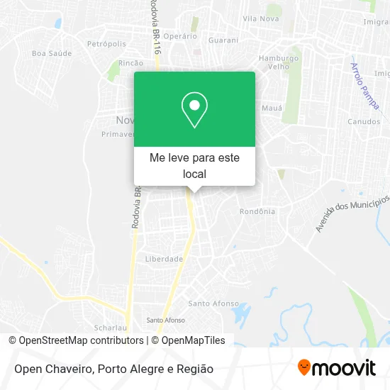 Open Chaveiro mapa