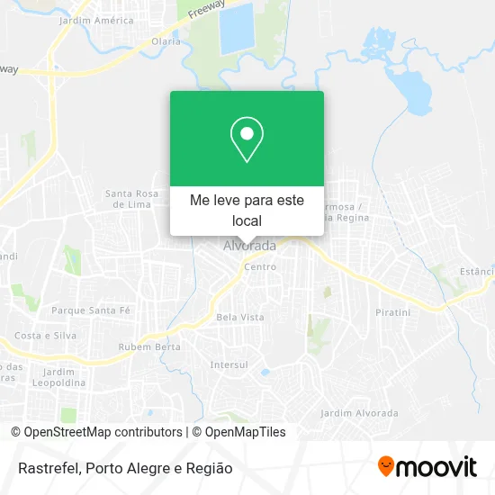 Rastrefel mapa