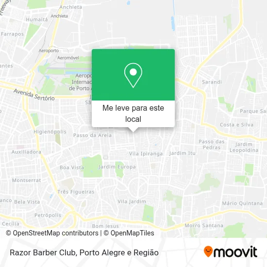 Razor Barber Club mapa