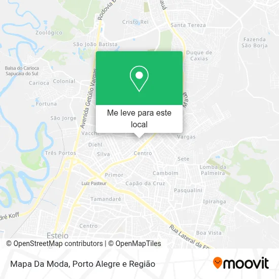 Mapa Da Moda mapa
