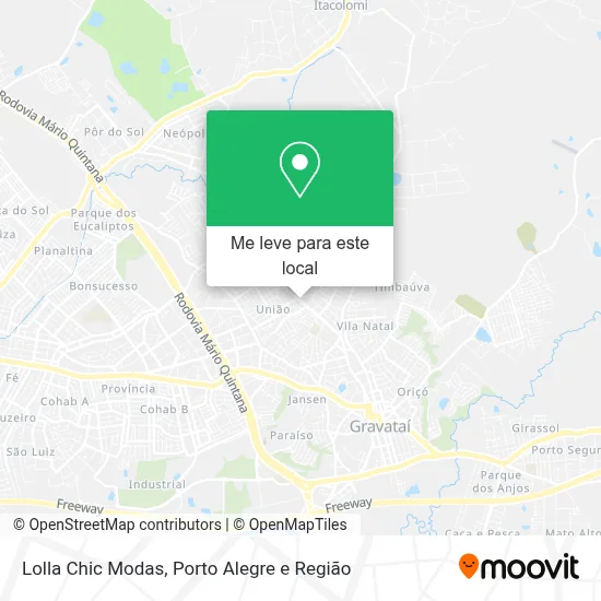 Lolla Chic Modas mapa
