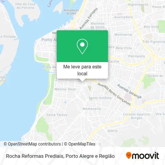 Rocha Reformas Prediais mapa
