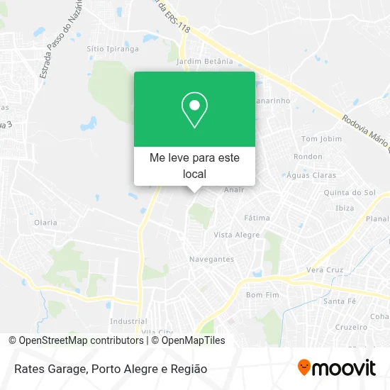Rates Garage mapa