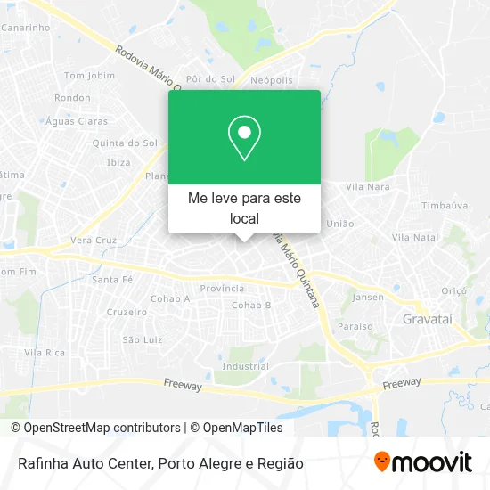 Rafinha Auto Center mapa