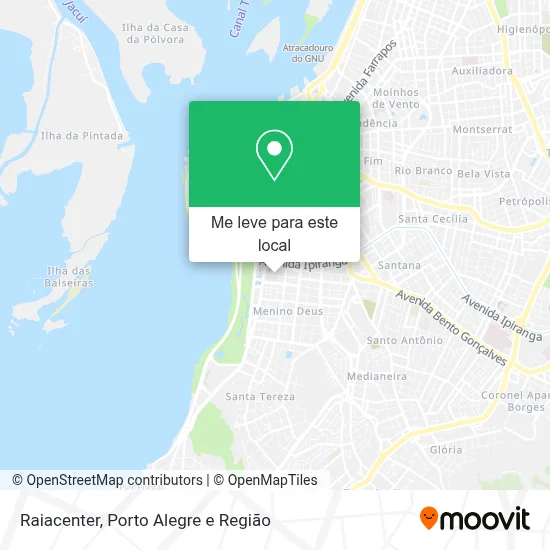 Raiacenter mapa