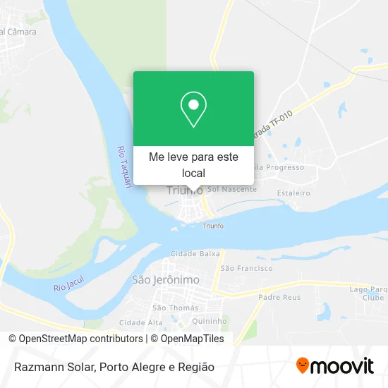 Razmann Solar mapa