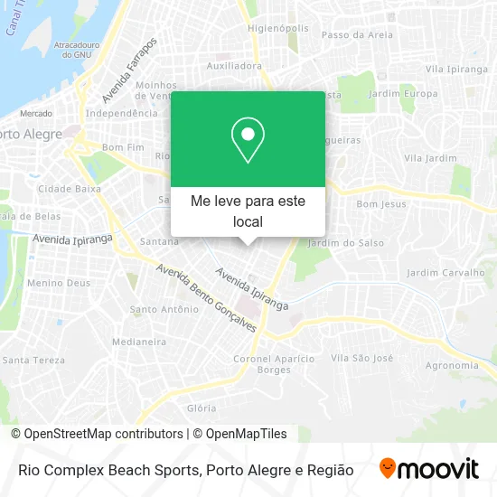 Rio Complex Beach Sports mapa