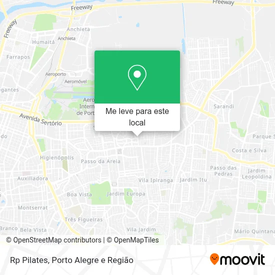 Rp Pilates mapa