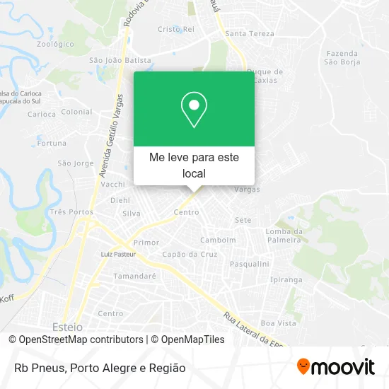 Rb Pneus mapa