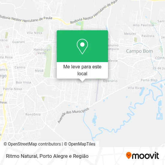 Ritmo Natural mapa