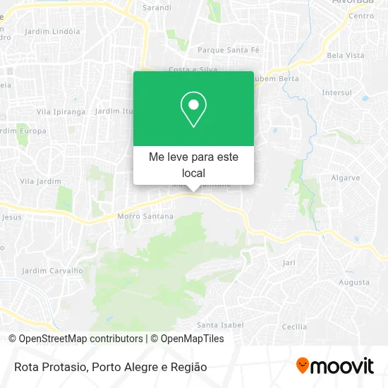 Rota Protasio mapa