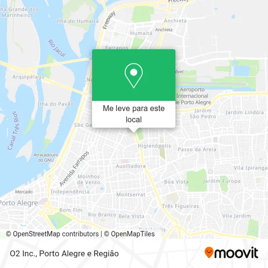 O2 Inc. mapa