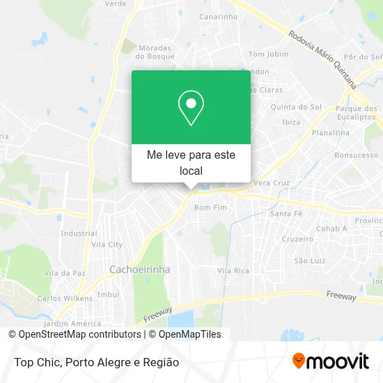 Top Chic mapa