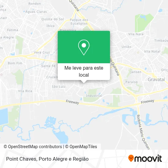 Point Chaves mapa
