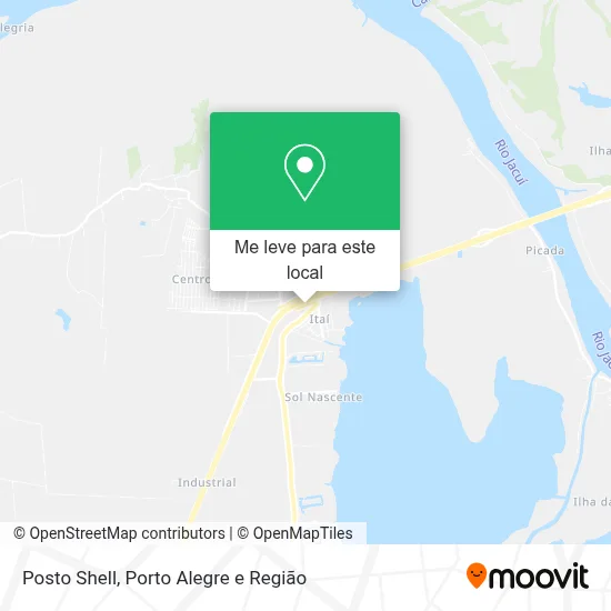 Posto Shell mapa