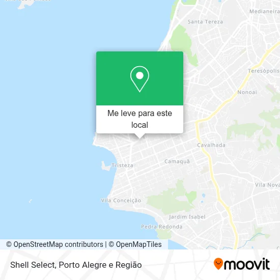 Shell Select mapa