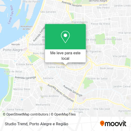 Studio Trend mapa