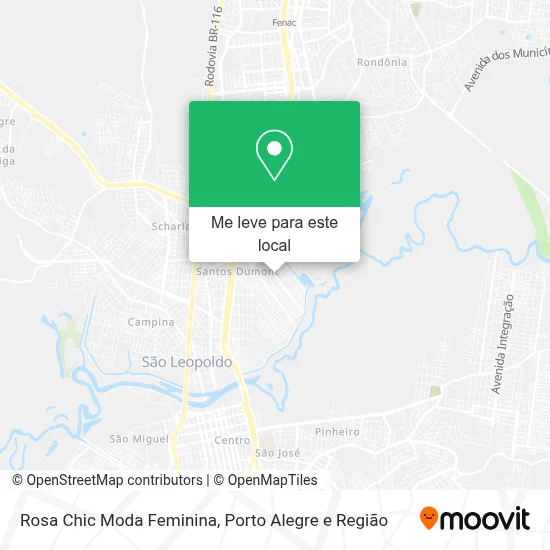 Rosa Chic Moda Feminina mapa