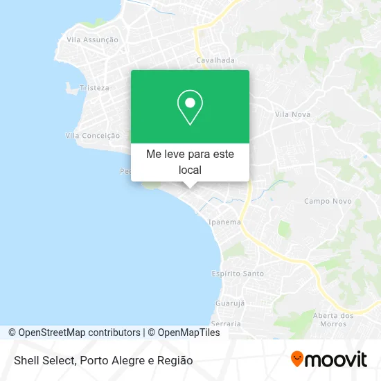 Shell Select mapa