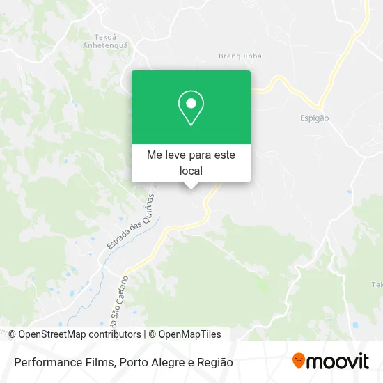 Performance Films mapa
