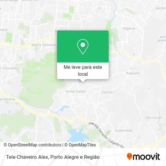 Tele-Chaveiro Alex mapa